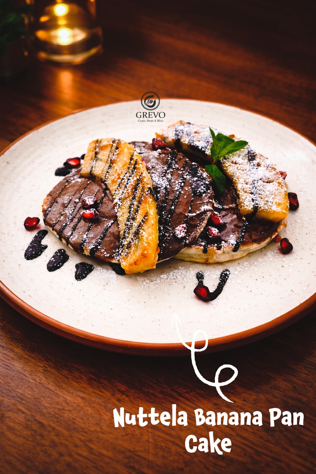 nutell a banana pan cake